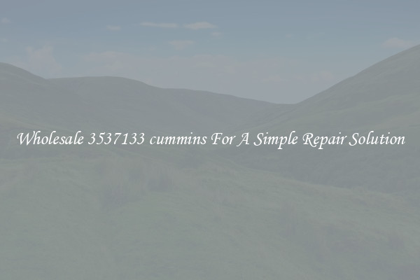 Wholesale 3537133 cummins For A Simple Repair Solution