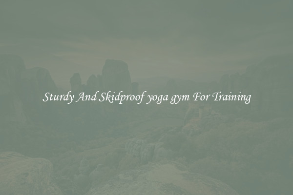 Sturdy And Skidproof yoga gym For Training
