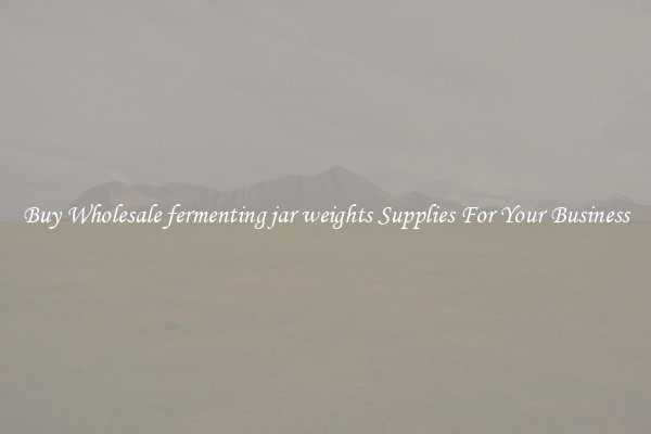 Buy Wholesale fermenting jar weights Supplies For Your Business