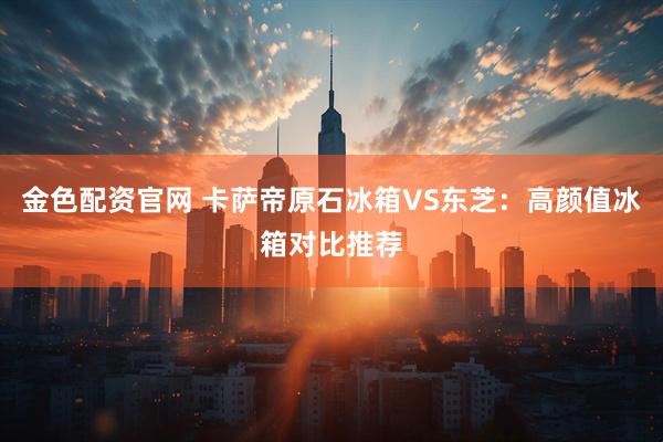 金色配资官网 卡萨帝原石冰箱VS东芝：高颜值冰箱对比推荐